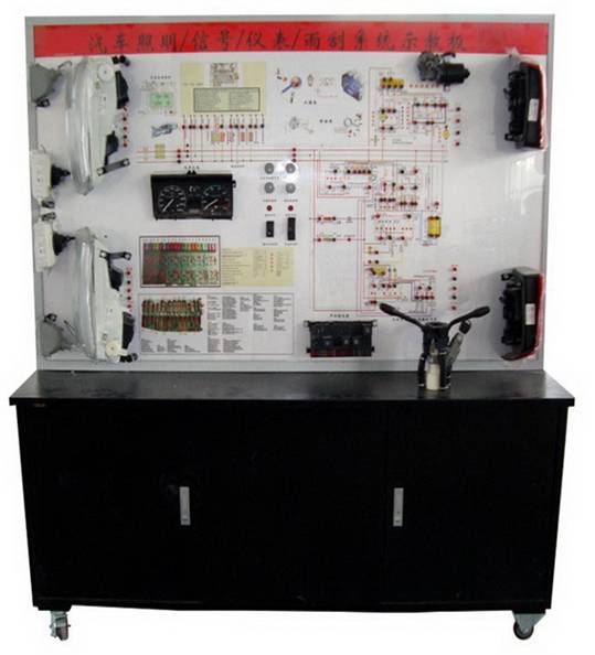汽車照明、信號、儀表、雨刮系統(tǒng)示教板