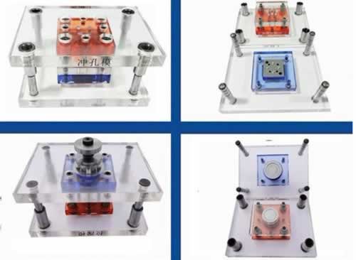 理論教學(xué)透明冷沖模具模型